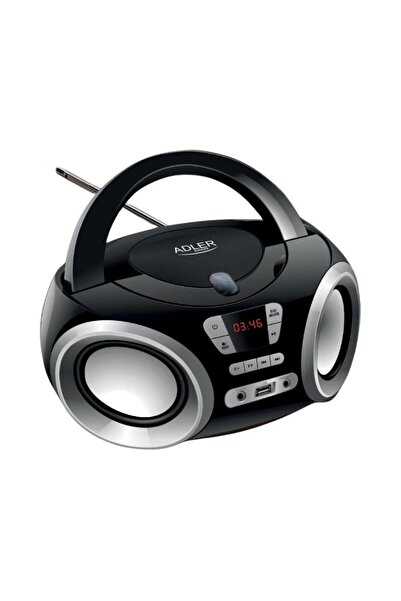 adler Radio CD FM, Adler, AD1181, 2x1.7W, Black