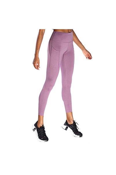 Nike Dri-Fit Go Yüksek Bel Toparlayıcı Sıkı Kumaş Kadın Koşu Tayt (Blue Sportswear )