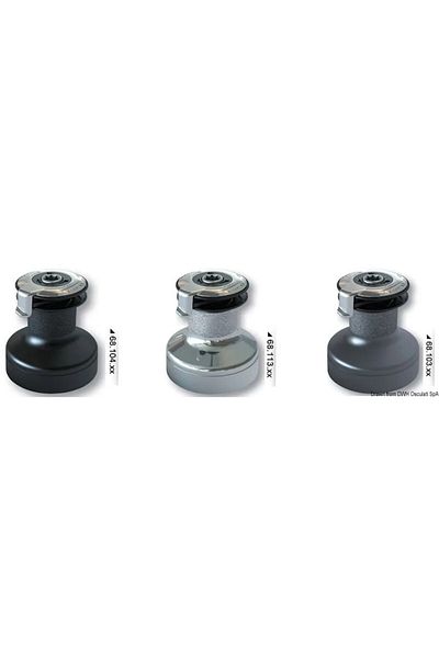 OSCULATI Cap de troliu Lewmar 55ST - tambur din aluminiu, gri sau negru