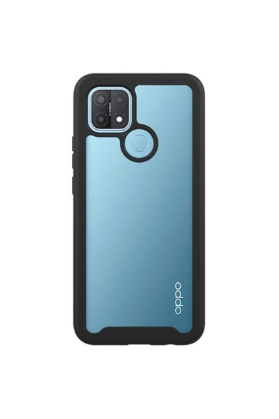 Techsuit Husă de telefon pentru Oppo A15/A15s + folie, Defense360 Pro, neagră