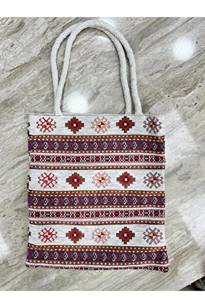 Berel Moda Дамска чанта за през рамо с гоблен, тъкана в цветни етнически шарки