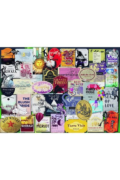 RAVENSBURGER Puzzle - Colectia Etichete De Vin, 1000 piese