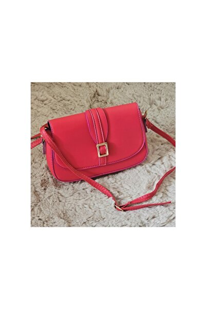 Glowfit Shine Your Shape Women's Fuchsia Color Buckle Cross Strap Shoulder Bag