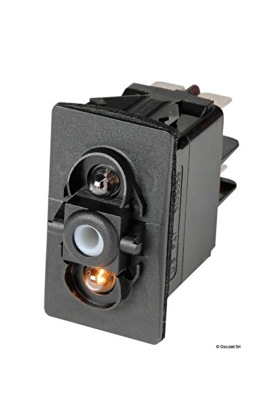 OSCULATI ON-ON Switch 24V Red - Dual-Location Light Control