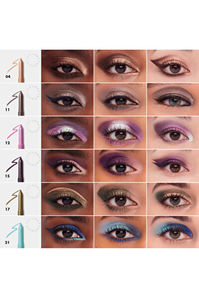 SEPHORA 12H Colorful – Göz Farı & Kalemi, Suya Dayanıklı, Işığa Göre Değişen Renk