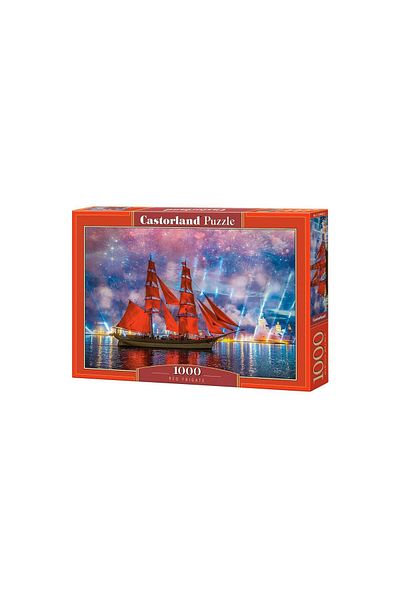 Castorland Puzzle - Red Frigate, 1000 pieces