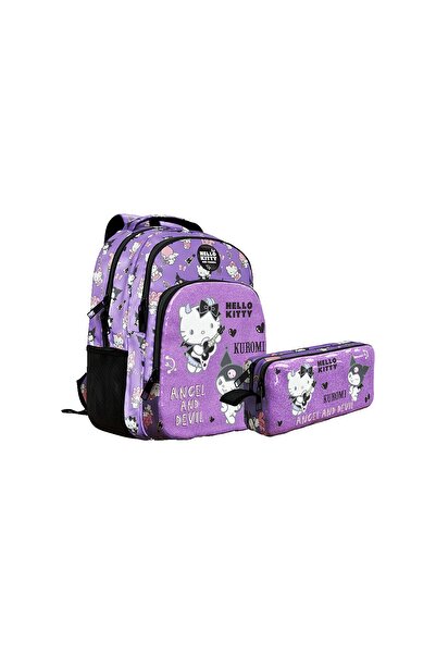 kuromi Set geantă Hello Kitty + suport stilou6