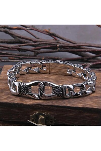 ORGANICYOU سوار YIWU مستوحى من الفايكنج - أنماط حيوانية معقدة مع سلسلة كوبية،...