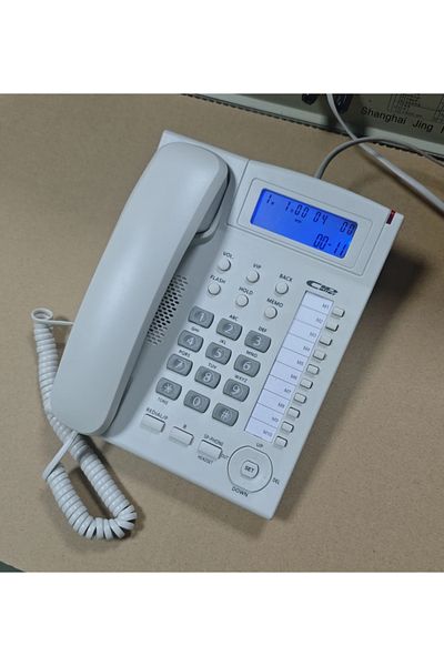 Poro Online Telefon Fix cu fir Poro 118, Caller ID, ecran LCD, hands-free, 20 memorii rapide