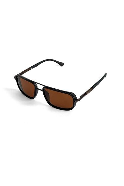 ablukaonline Men's Corner Sunglasses Brown