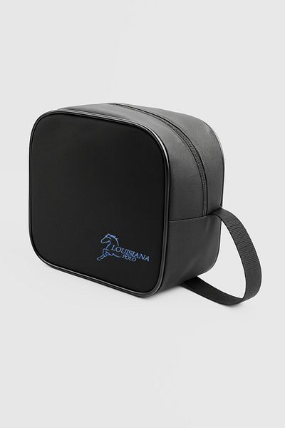 louisiana polo Thermos Lunch Box Black Blue 1142