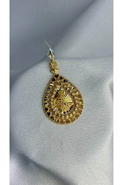 Yamaner Kuyumculuk Kalpli Dorika Toplu Tuğralı Altın Kolye Ucu