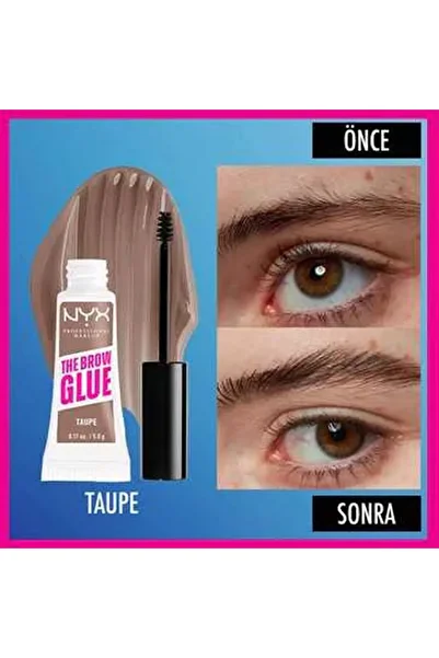NYX The Brow Glue Instant Brow Styler Eyebrow Fixing Mascara Taupe