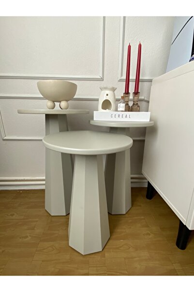 Nexura Design Mantar Sehpa 3’Lü (47*52*57)