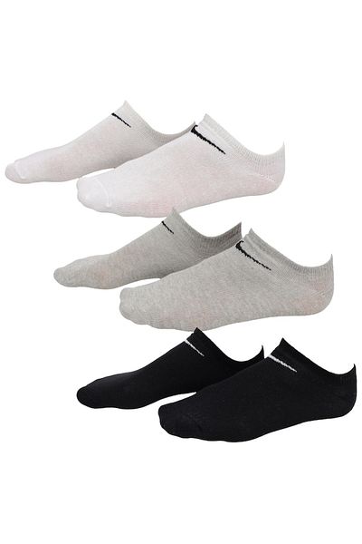 Nike 3PPK Value No Show Socks, 46-50, Multicolor