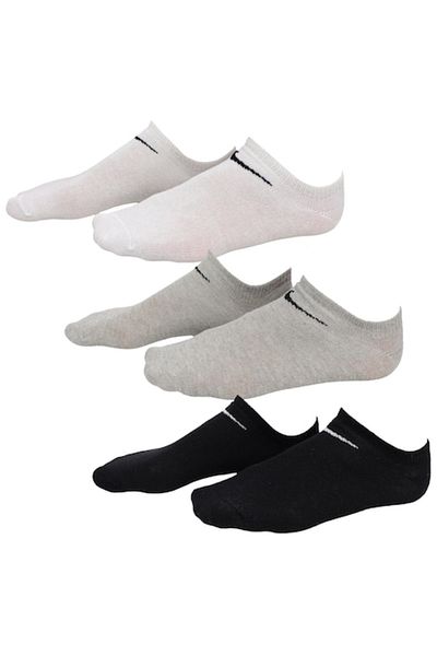 Nike 3PPK Value No Show Socks, 46-50, Multicolor
