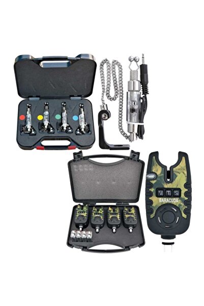 Baracuda Set 4 swingere cu iluminare + 4 avertizoare TLI21, valigeta transport