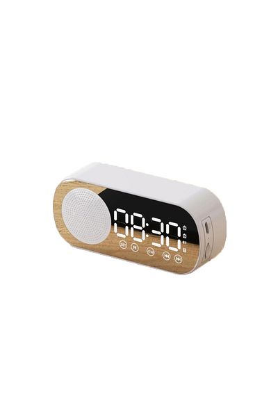 Poro Online Clock with FM radio PO 34, bluetooth, Card slot, Led, Alarm, Mirror