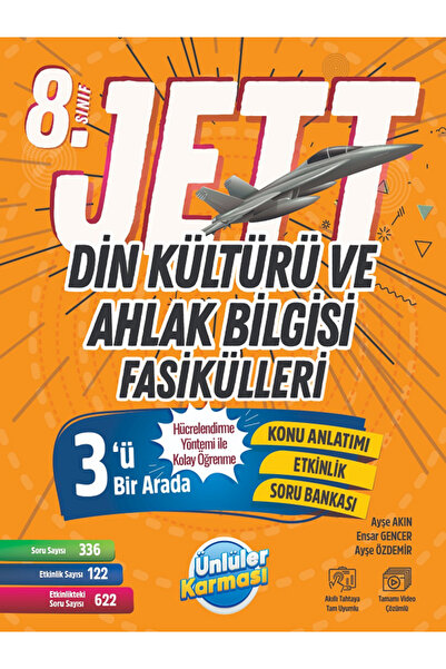 Evrensel İletişim Yayınları 8.Sınıf Ünlüler Karması JETT Din Kültürü Fasiküll...