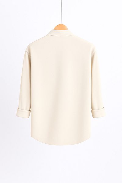 YNGMENCLASS Fine Textured Owersized Linen Shirt
