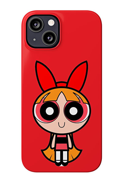 izzytech حافظة هاتف من السيليكون بتصميم Powerpuff Girls متوافقة مع هاتف iPhon...