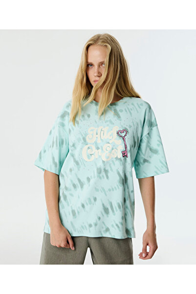 Twist HOTFIX BASKILI SLOGANLI T-SHIRT