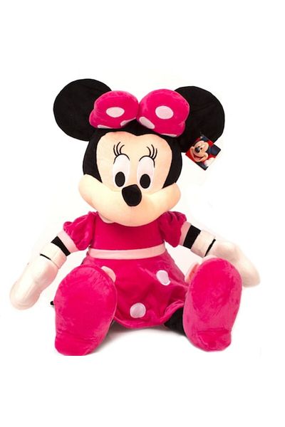 OEM Jucărie de pluș Minnie, roșu/alb, 15 cm