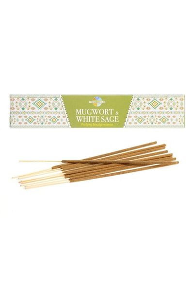 Hem Set Parfumed Incense Sticks - 10 Pcs - Sacred Mugwort White Sage