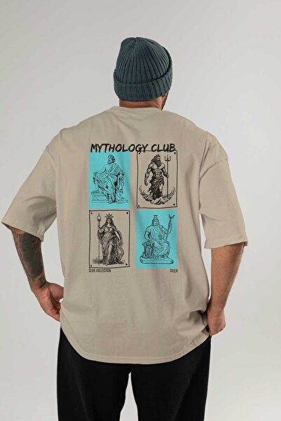 Ankhises Tricou supradimensionat cu imprimeu pe spate Mythology Club Bărbați ...