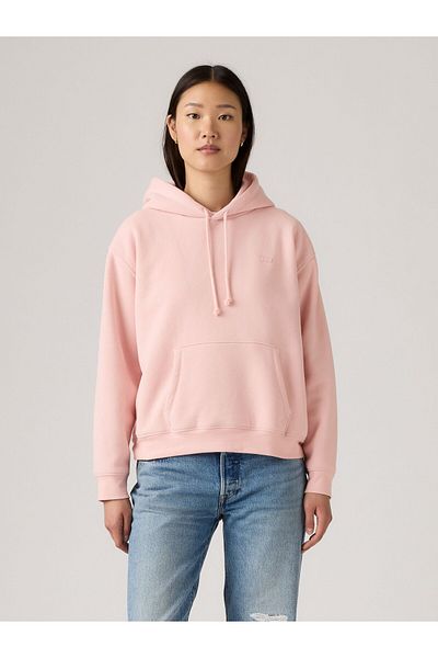 Levi's Hooded Collar Women's Pink Sweatshirt 001Tz-0006