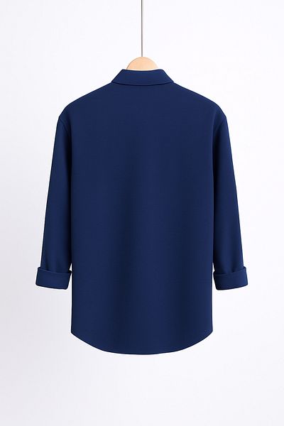 YNGMENCLASS Fine Textured Owersized Linen Shirt