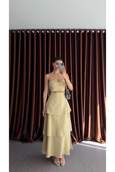 HAZELANNA Double Yellow Suit