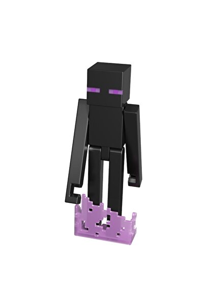 mattel Minecraft Craft A Block - Φιγούρα Enderman, 8εκ., Μαύρη