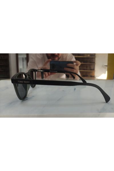 Toms Teddy Tt3070 C405M 47Ekt Unisex Polarized Sunglasses (Matte Smoked/Black Handle)