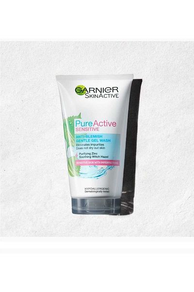 Garnier Garnier Pure Active Anti-Imperfection Face Wash for Sensitive Skin, 150ml