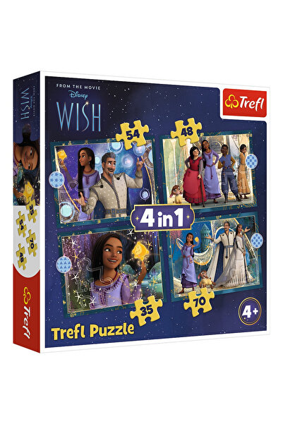 Trefl Παζλ 4 σε 1 Wish Dreams Γίνονται Πραγματικότητα