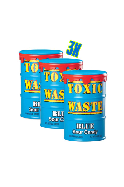 Toxic Waste blue sour candy 42gr (3 ADET)