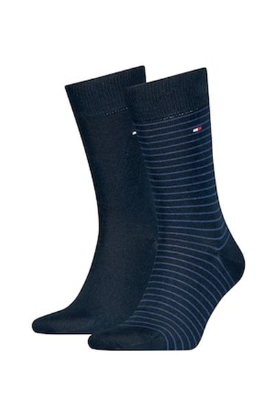 Tommy Hilfiger - Set de sosete lungi - 2 perechi, Bleumarin, 47-49