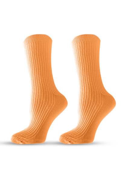 Agiva - Men's Socks, Cotton, Orange, Size 39-42