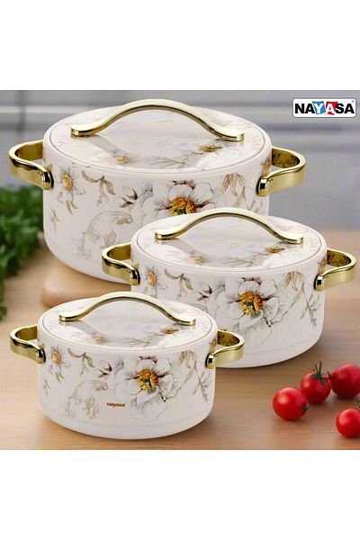 Generic طقم حافظات نياسا ديلوكس الجديدة وسط1500-2500-3500 مل