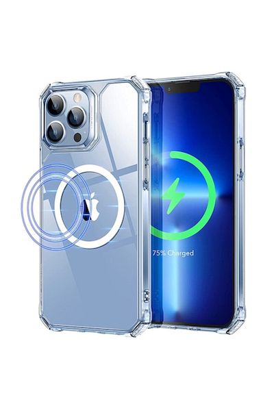 dalip Protective Case Air Armor HaloLock Compatible with Apple iPhone 13 Pro, Reinforced Edges, MagSafe Co
