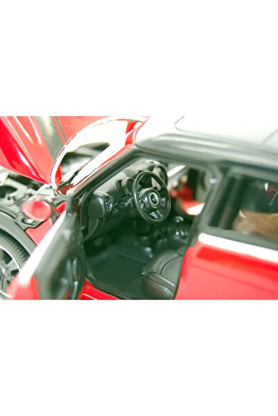 Rastar Κόκκινο μεταλλικό αυτοκίνητο Mini Cooper σε κλίμακα 1 έως 24
