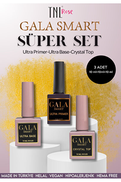 gala smart Süper Set Ultra Primer Ultra Base ve Crystal Top