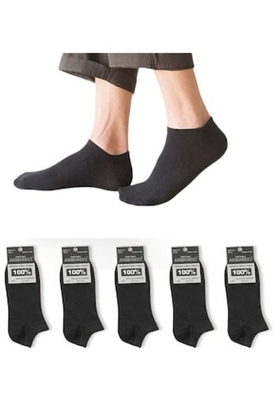 OEM Socks for Men Armando, Set of 5 pairs, Cotton, 39-42 EU, Black