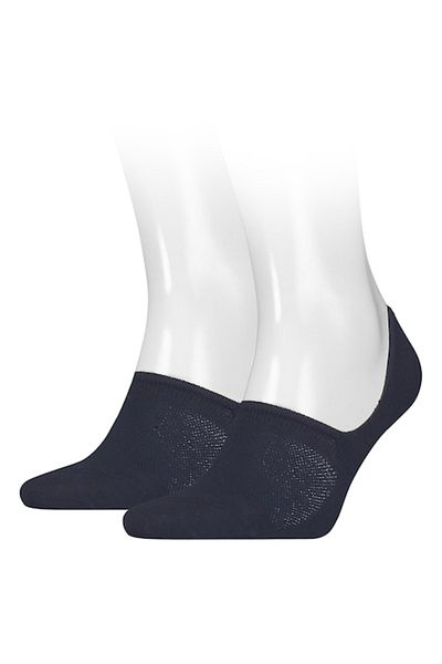 Calvin Klein , Set of very short unisex socks - 2 pairs, Navy Blue, 39-42