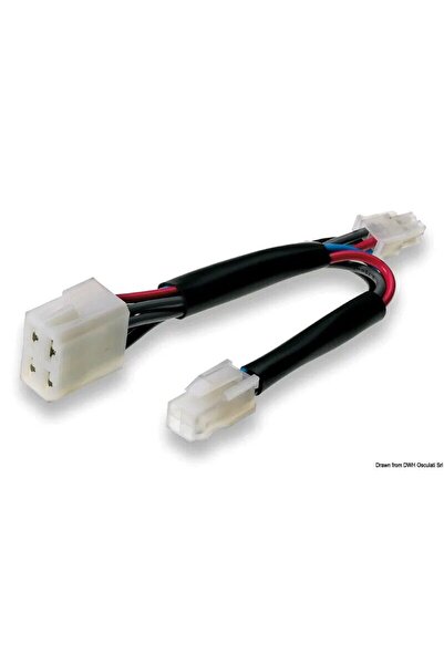 OSCULATI Conector Lewmar în formă de Y pentru combinarea a două controlere 02.045.03/05/06 Compatibil cu Blue Generat