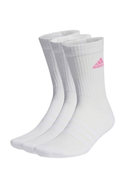 Adidas Sportswear Set of long unisex socks with ribbing - 3 pairs, Off-White, Size 37-39