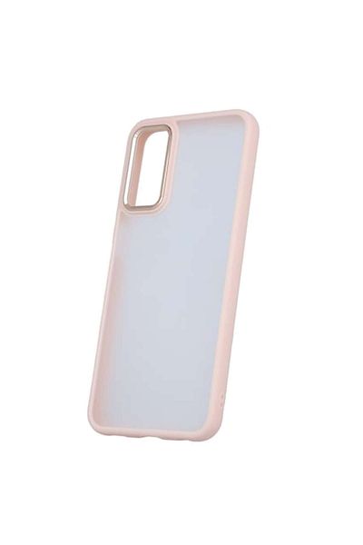 dalip Carcasă de protecție compatibilă cu Samsung Galaxy A14 4G/5G, satinată mată, silicon, transparentă cu roz