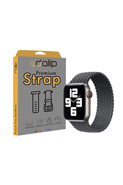 dalip Λουράκι για Apple Watch 42/44 χιλ., Ενιαίο, Σιλικόνης, Γκρι σκούρο
