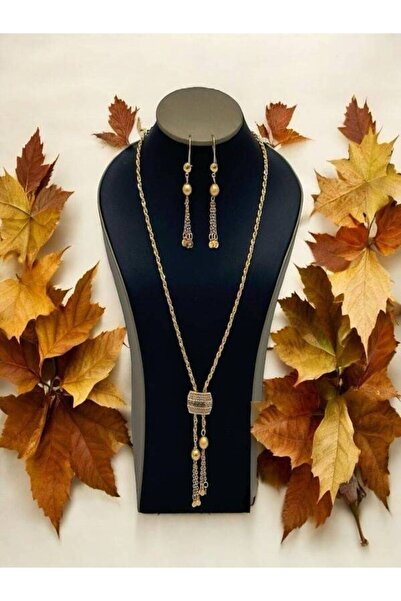 Generic طقم بديل الذهب 2 قطعة مع علبة فخمة